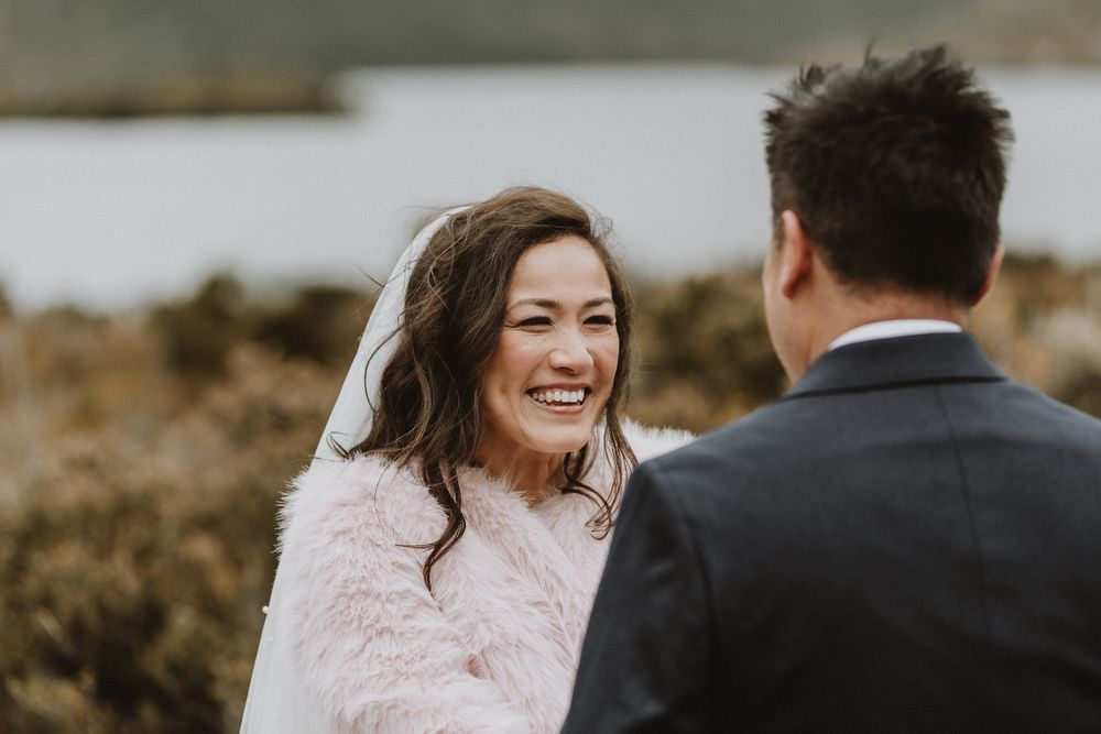 Cradle Mountain Elopement in Tasmania captured by Joss Jensen Photography