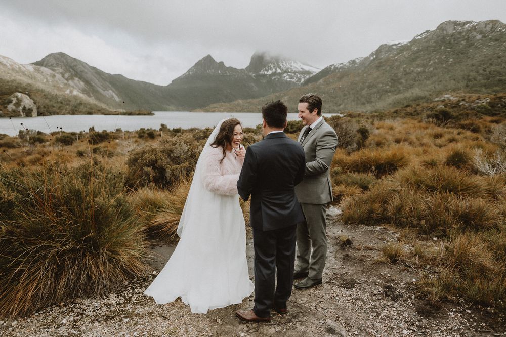 Cradle Mountain Elopement in Tasmania captured by Joss Jensen Photography