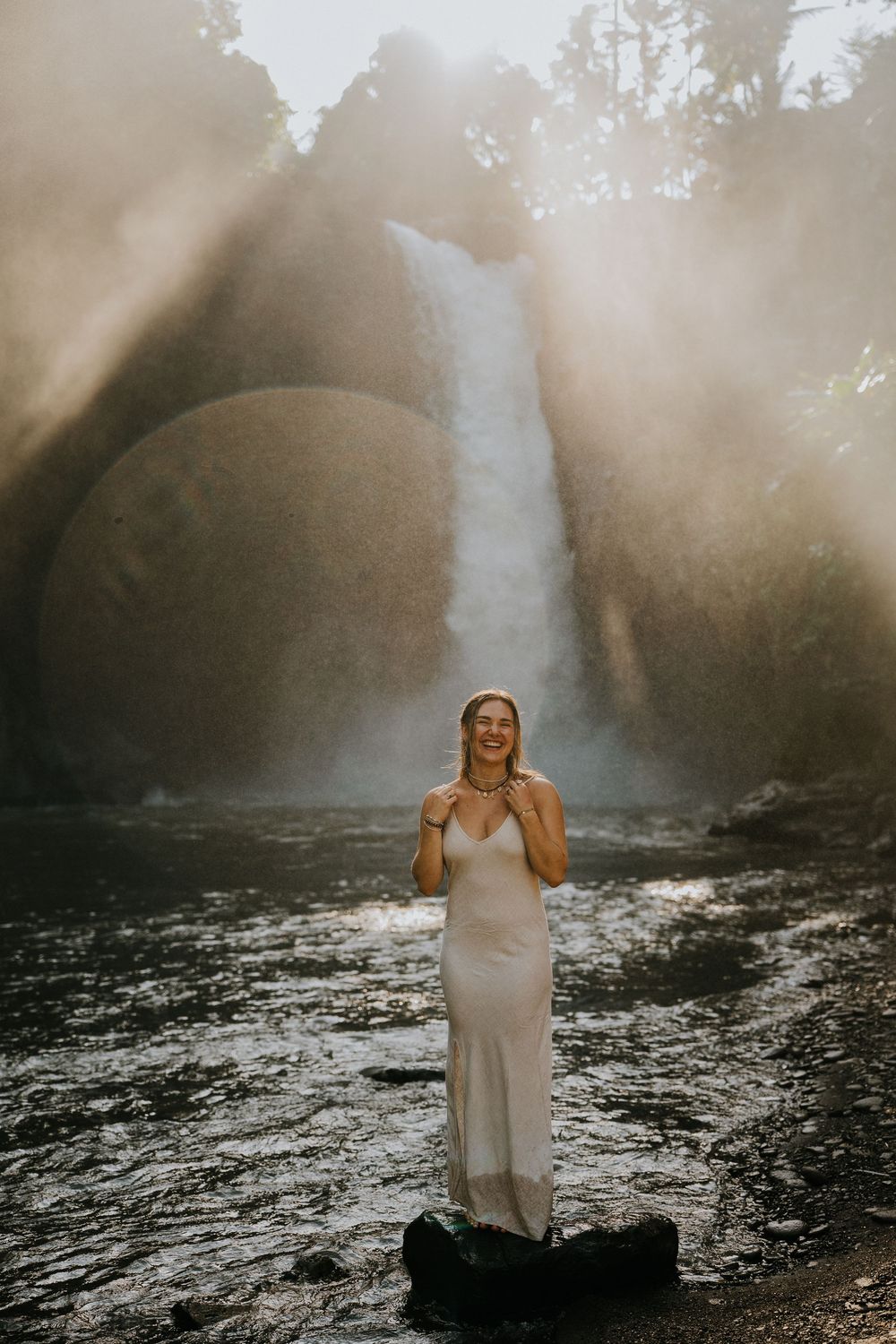 Solo photography services at Blangsinga Waterfall