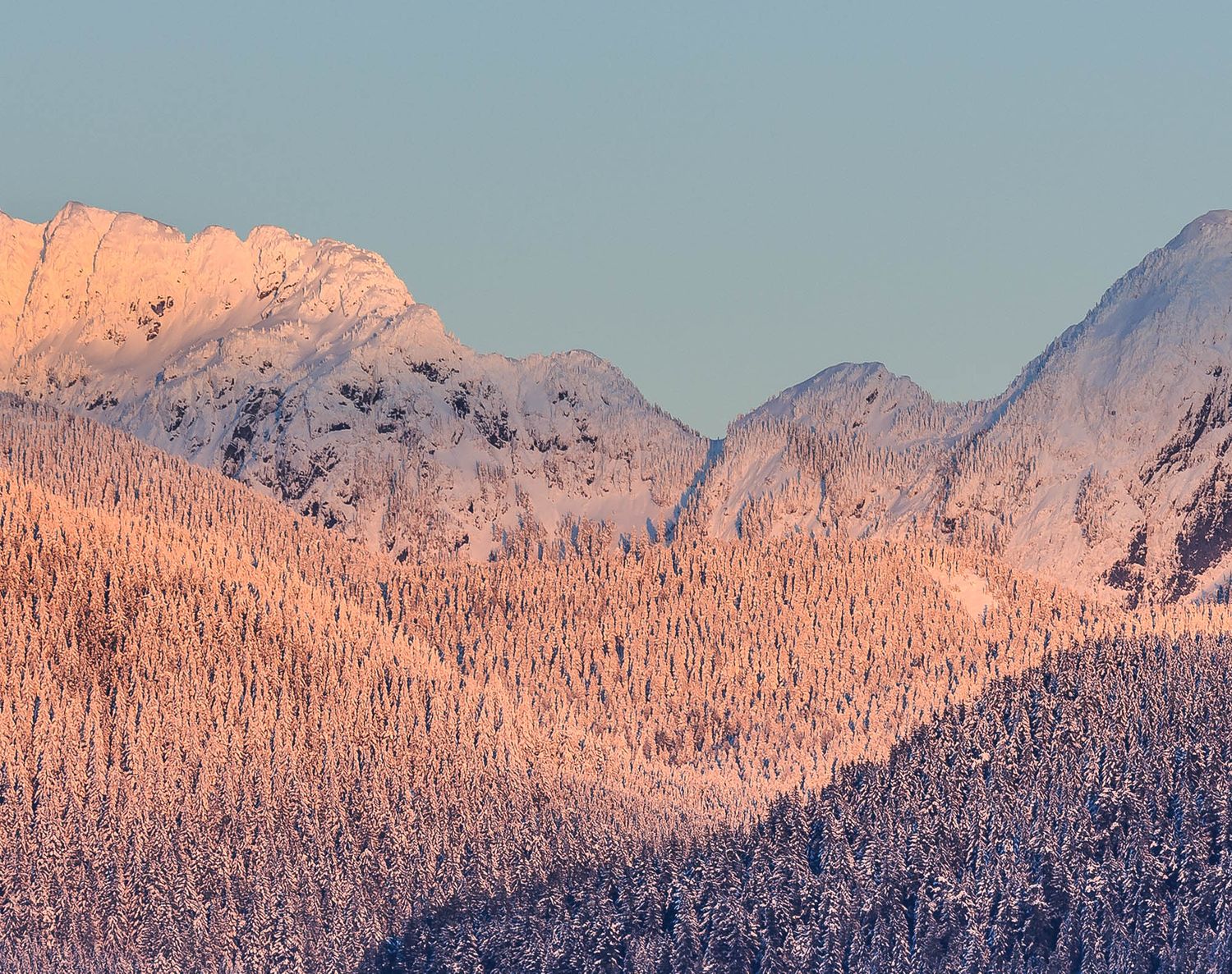 Pitt Meadows, Maple Ridge, Golden Ears Mountains, Mount Blanshard, British Columbia