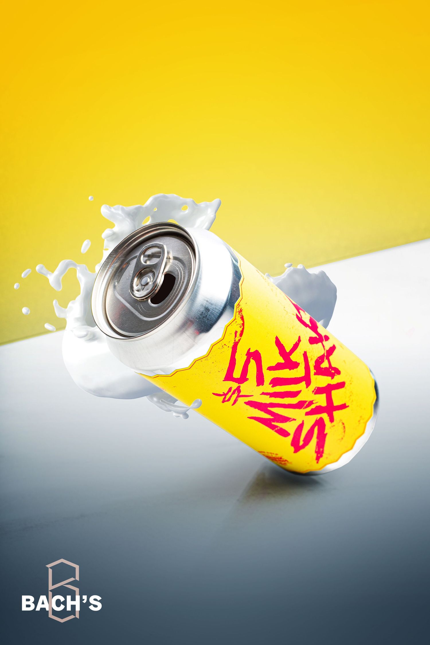 Cool photo of a craft beer can.