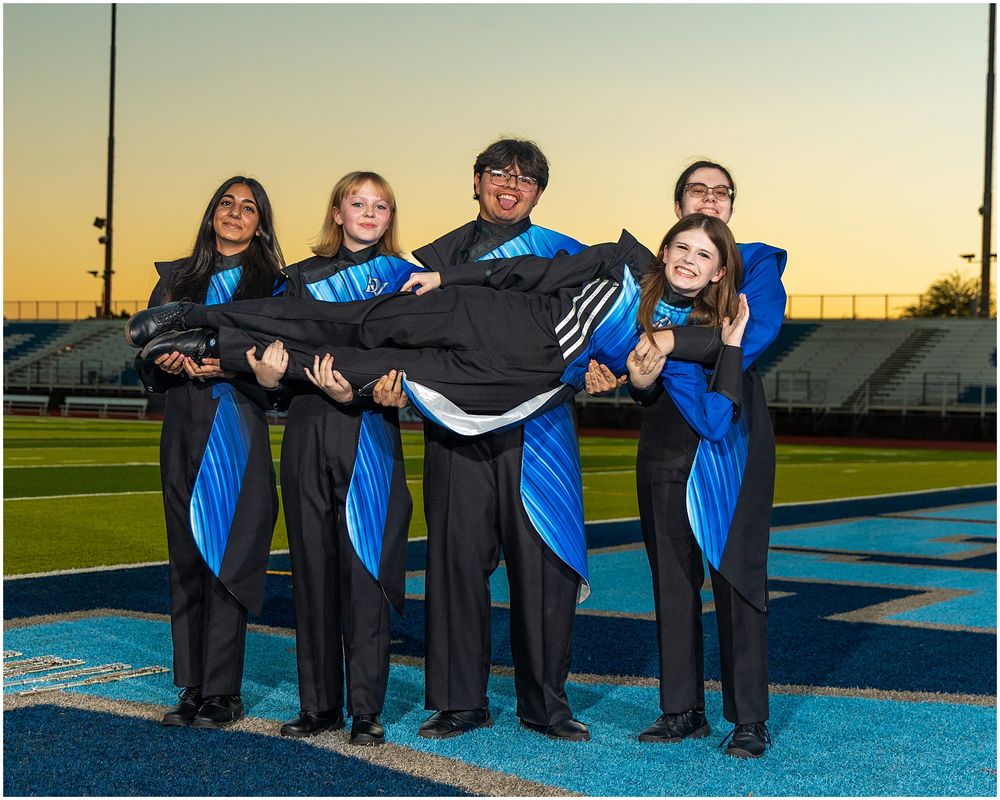 Phoenix AZMBA Marching Band Pictures senior BANNERS Anjeanette Photography High School AZ halftime performance photos