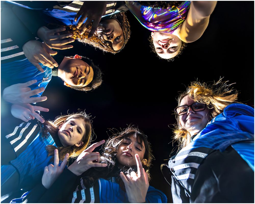 Phoenix AZMBA Marching Band Pictures senior BANNERS Anjeanette Photography High School AZ halftime performance photos