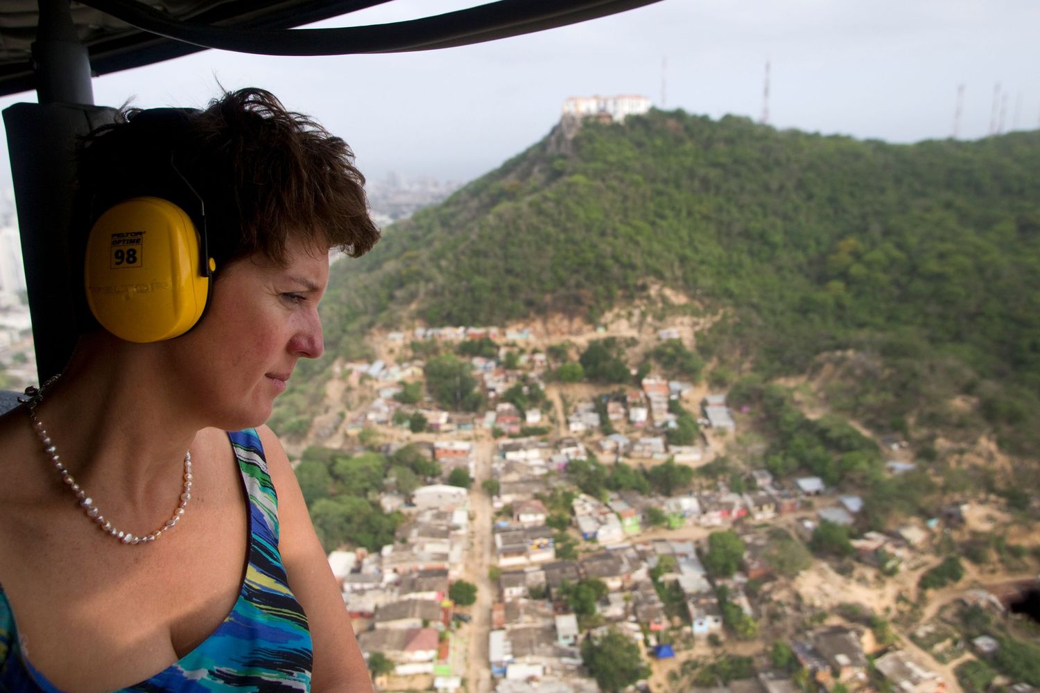 Marie Claude-Bibeau, Canadian minister during her visit to Colombia