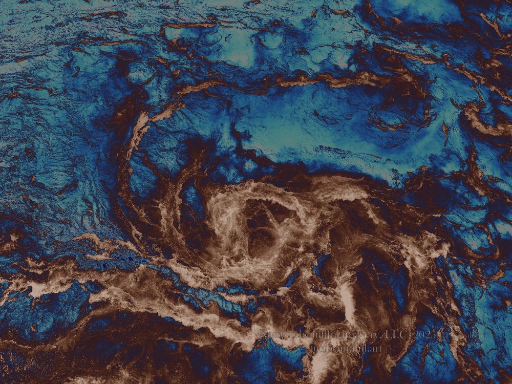 Neo-pictoralism photo of whirlpool.