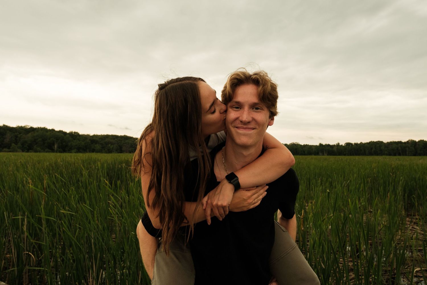 A couple session in Coon Rapids Minnesota shot on film