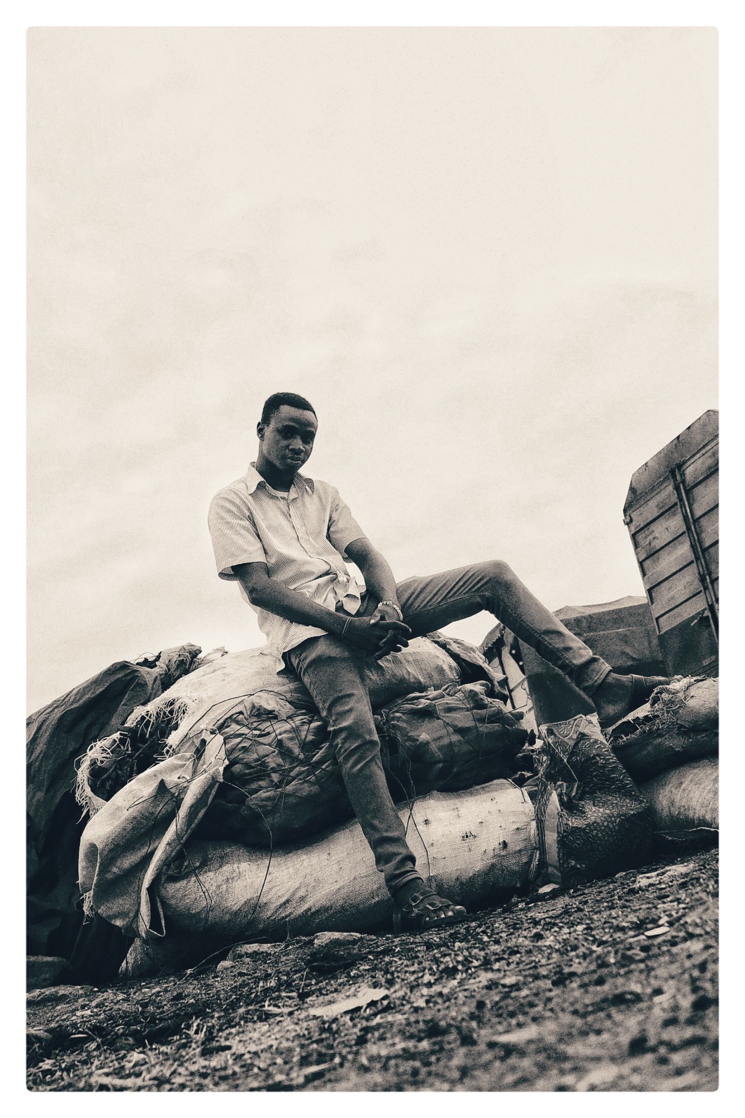 a charcoal sellers son captured by Dennis Fofie