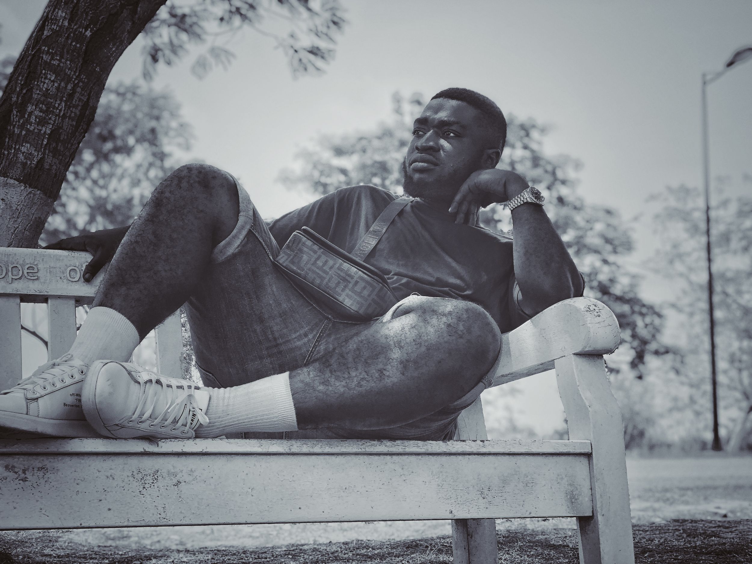 distressed man captured by Dennis Fofie