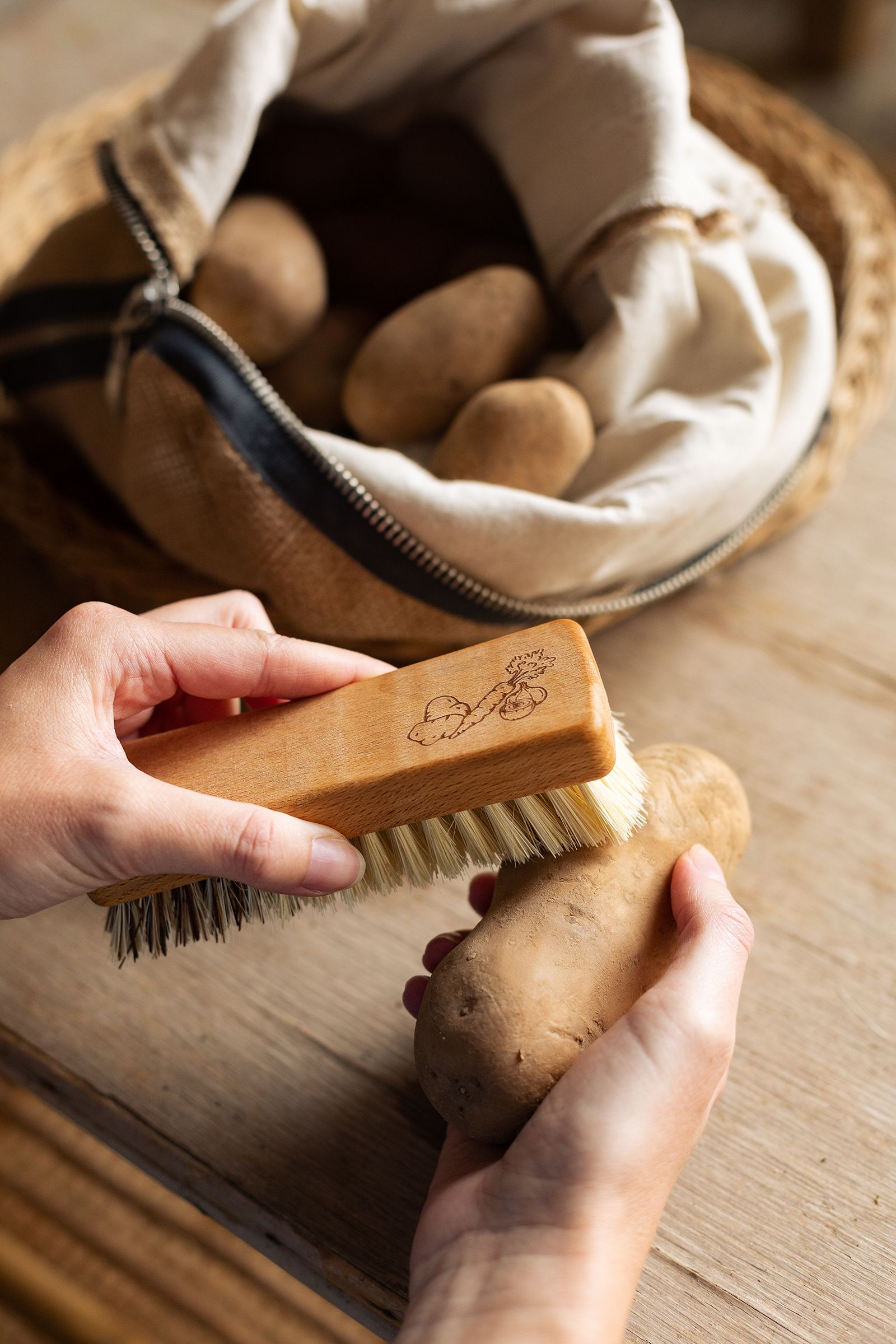 Photographe produits – set up brosse
