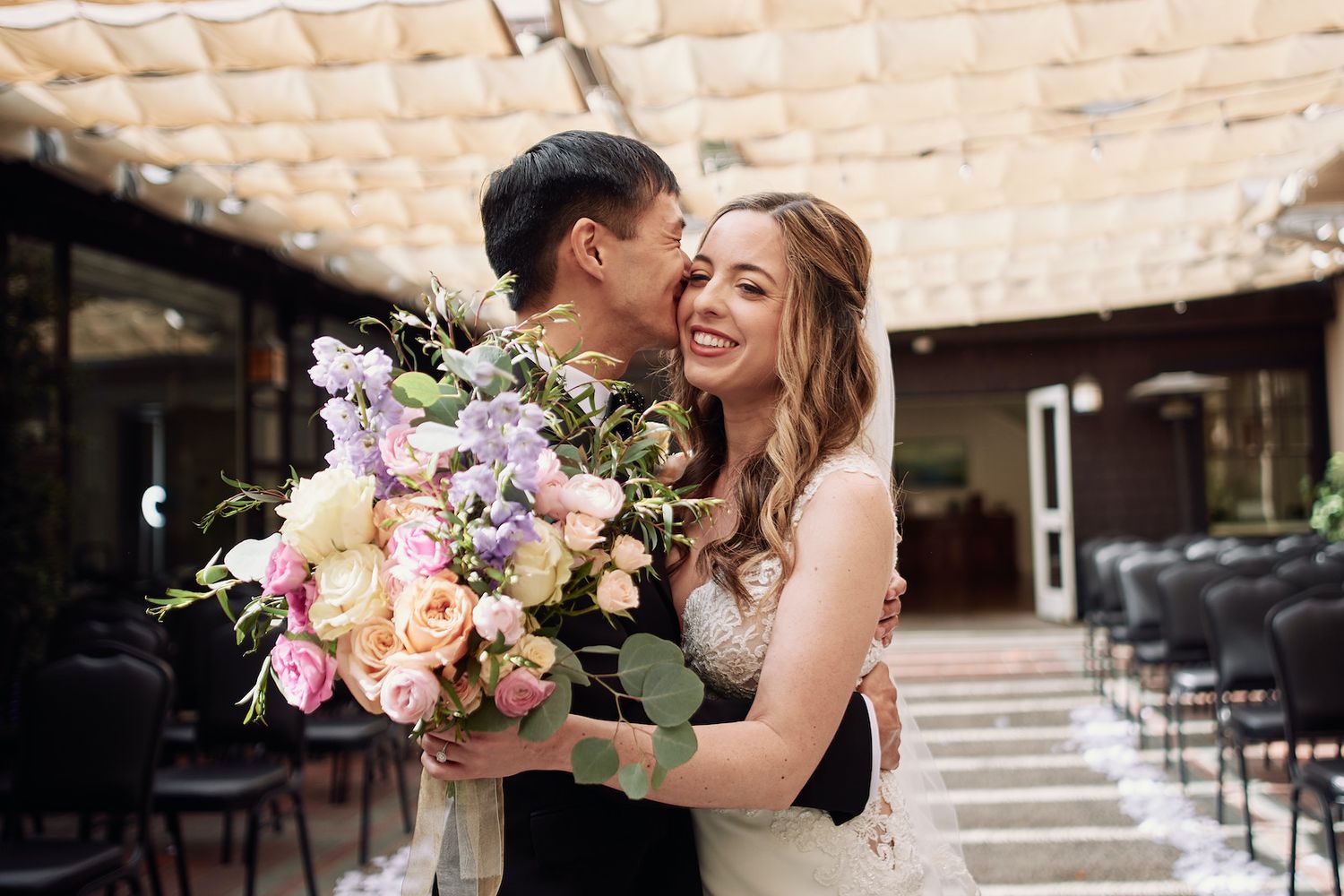 Pasadena University Club wedding photo