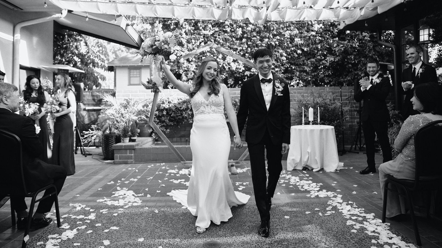 Pasadena University Club wedding photo
