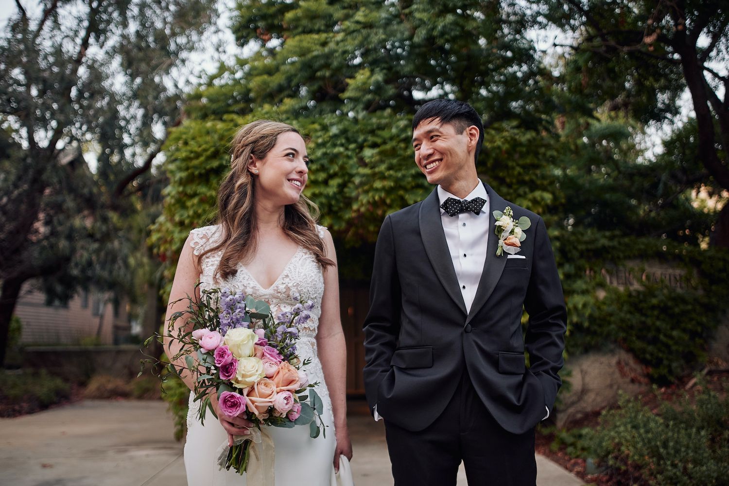 Pasadena University Club wedding photo