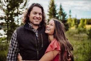 Couples photo by Kristy Baker Photography, a local Steamboat Springs, Colorado photographer.