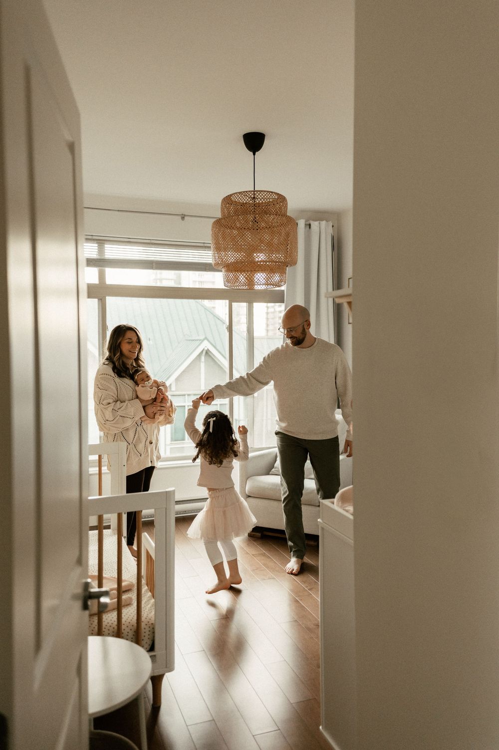 Lifestyle Photography by Marina Dams Indoors Newborn Family Photoshoot Vancouver