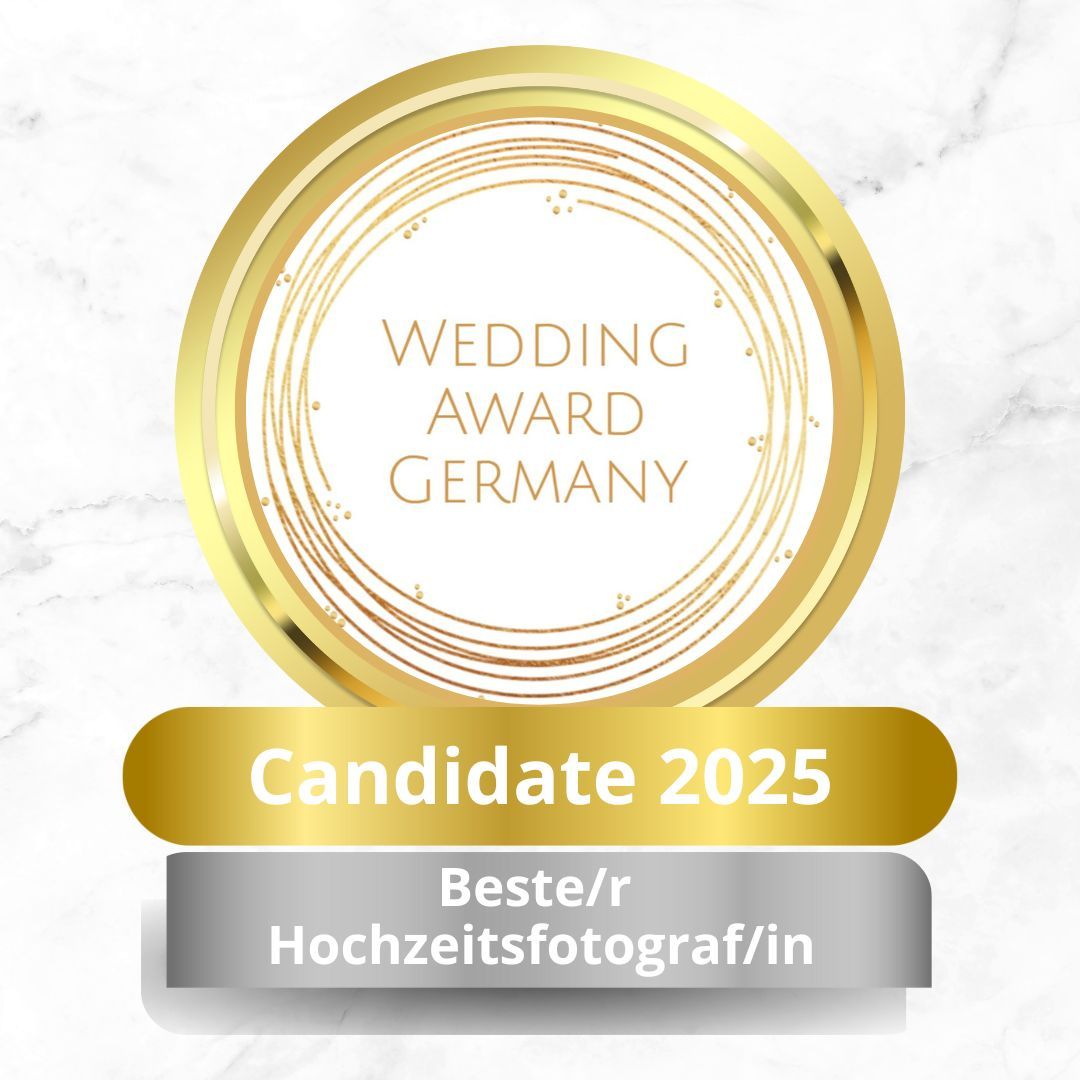 Dieses Jahr soll der Wedding Award Germany nach Norddeutschland kommen - Bilderlabor Fotografie für euch als beste Fotografin 2025.