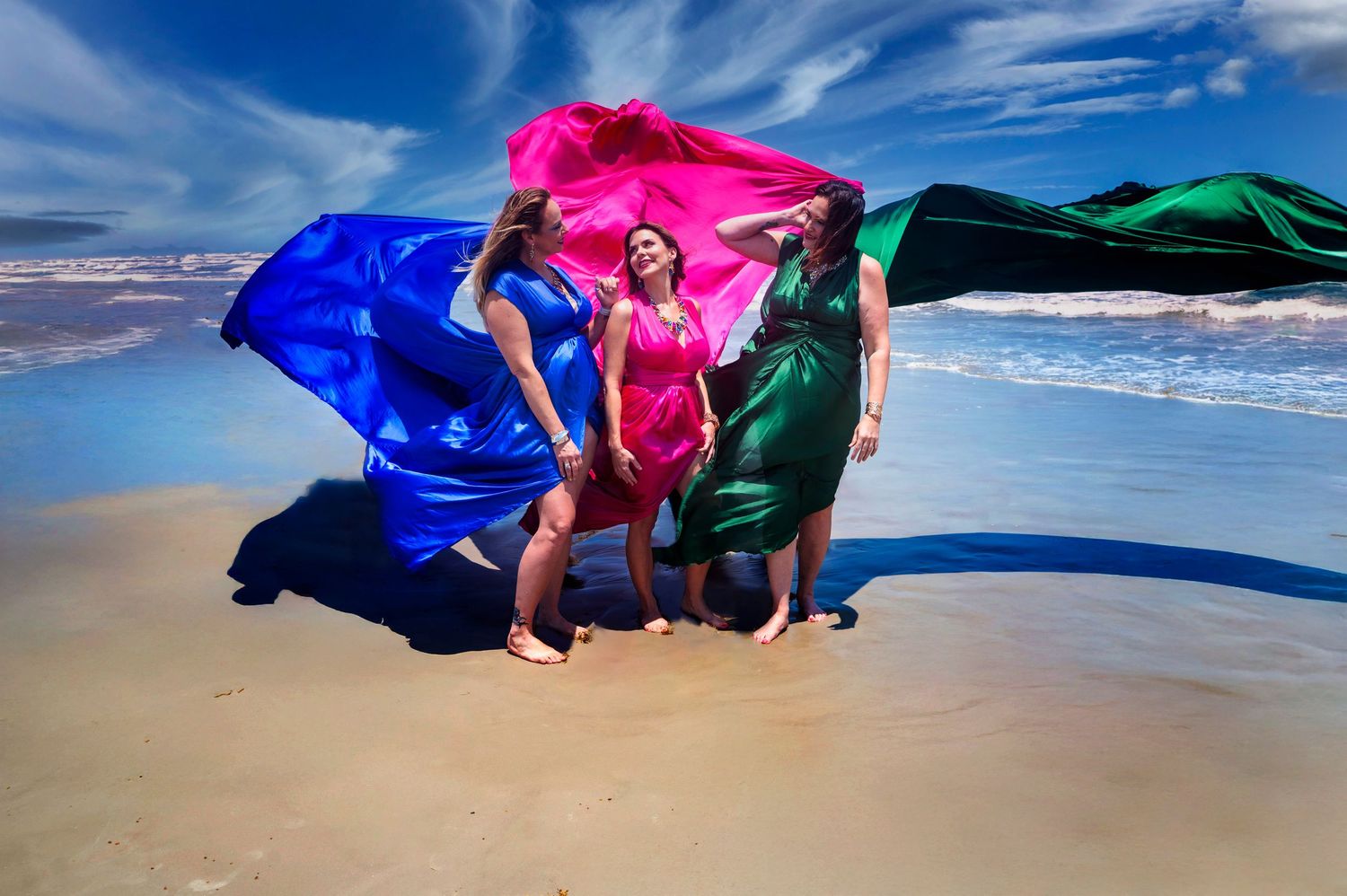 Specializing Flying Dress portraits, colorful, darker, bolder, Texas Photographer, Destination Photographer, San Antonio Photographer, Beach