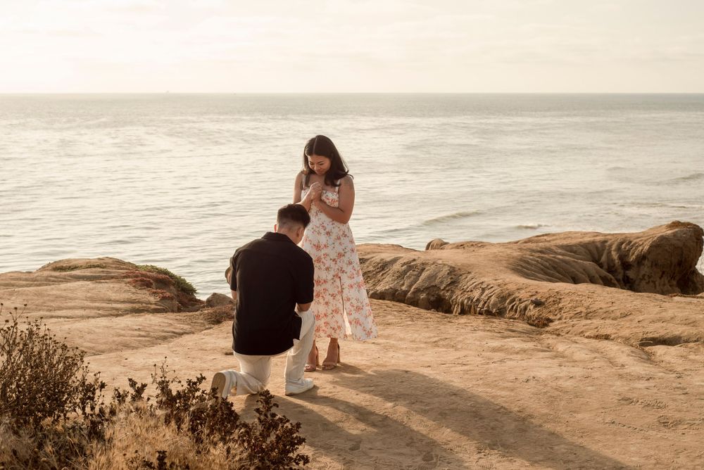 Sunset Cliffs San Diego Engagement Photos