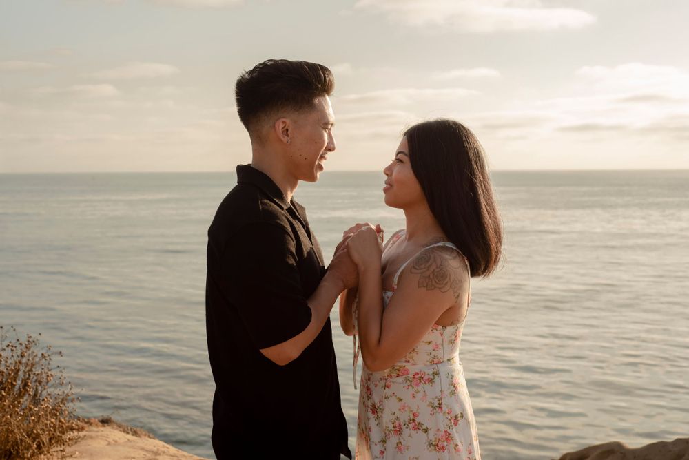 Sunset Cliffs San Diego Engagement Photos
