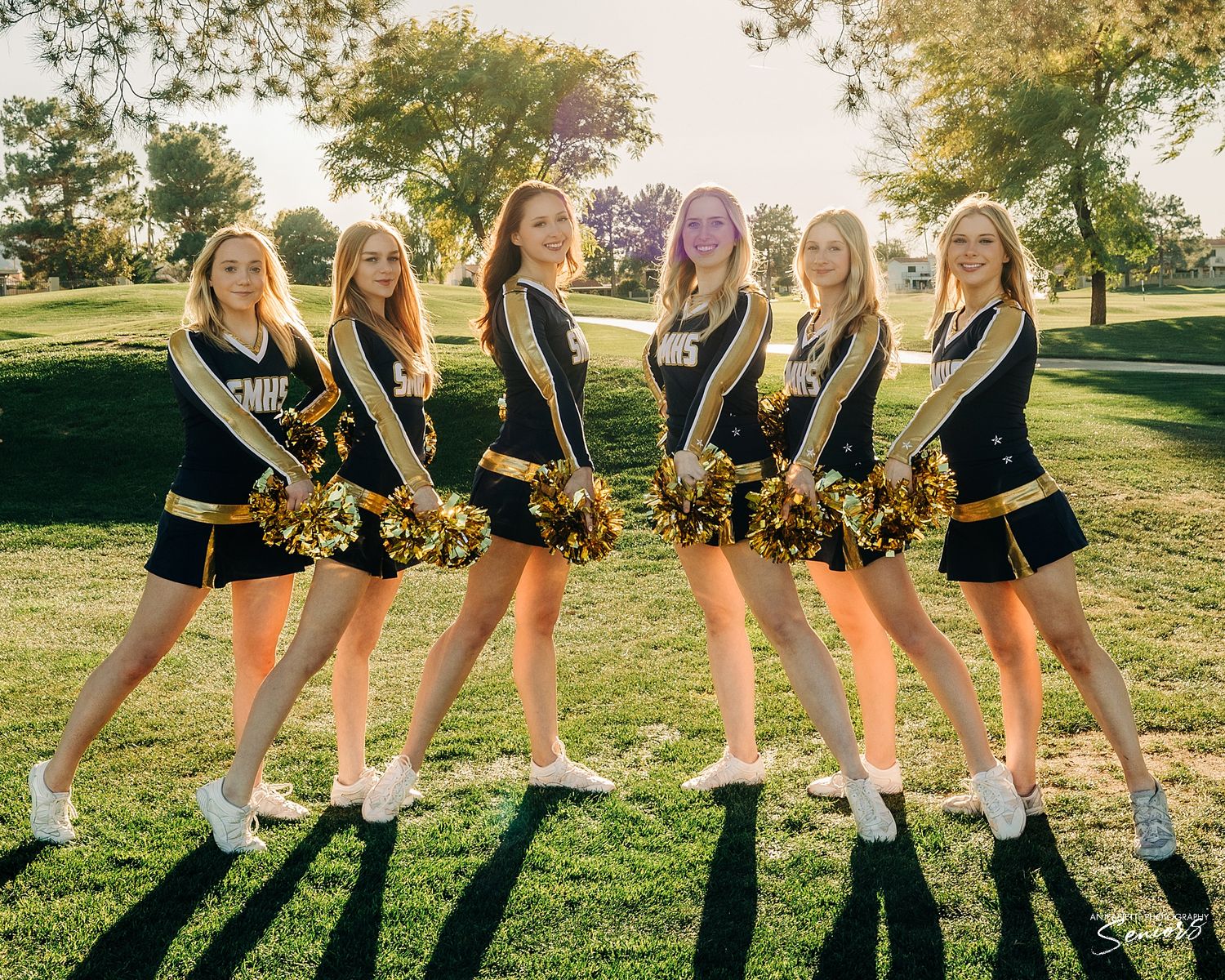 Phoenix Arizona Team Sports Banner Pictures by Anjeanette Photography Graduation High School Seniors AZ