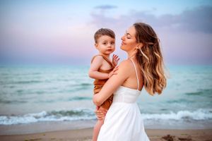servizio fotografico di famiglia, mamma e figlio, Sicilia