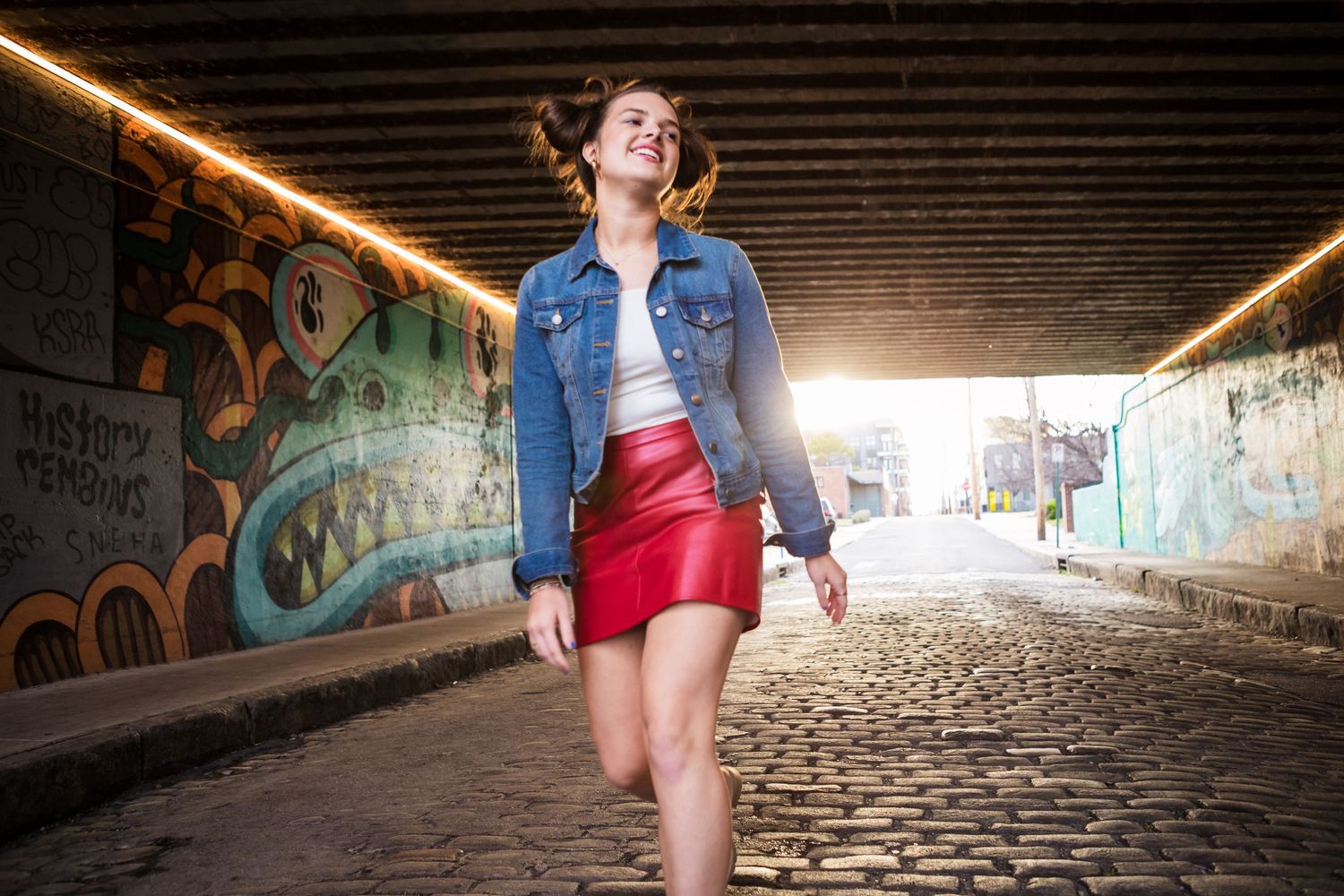 Fashion photo session Brooks Museum and Downtown Memphis