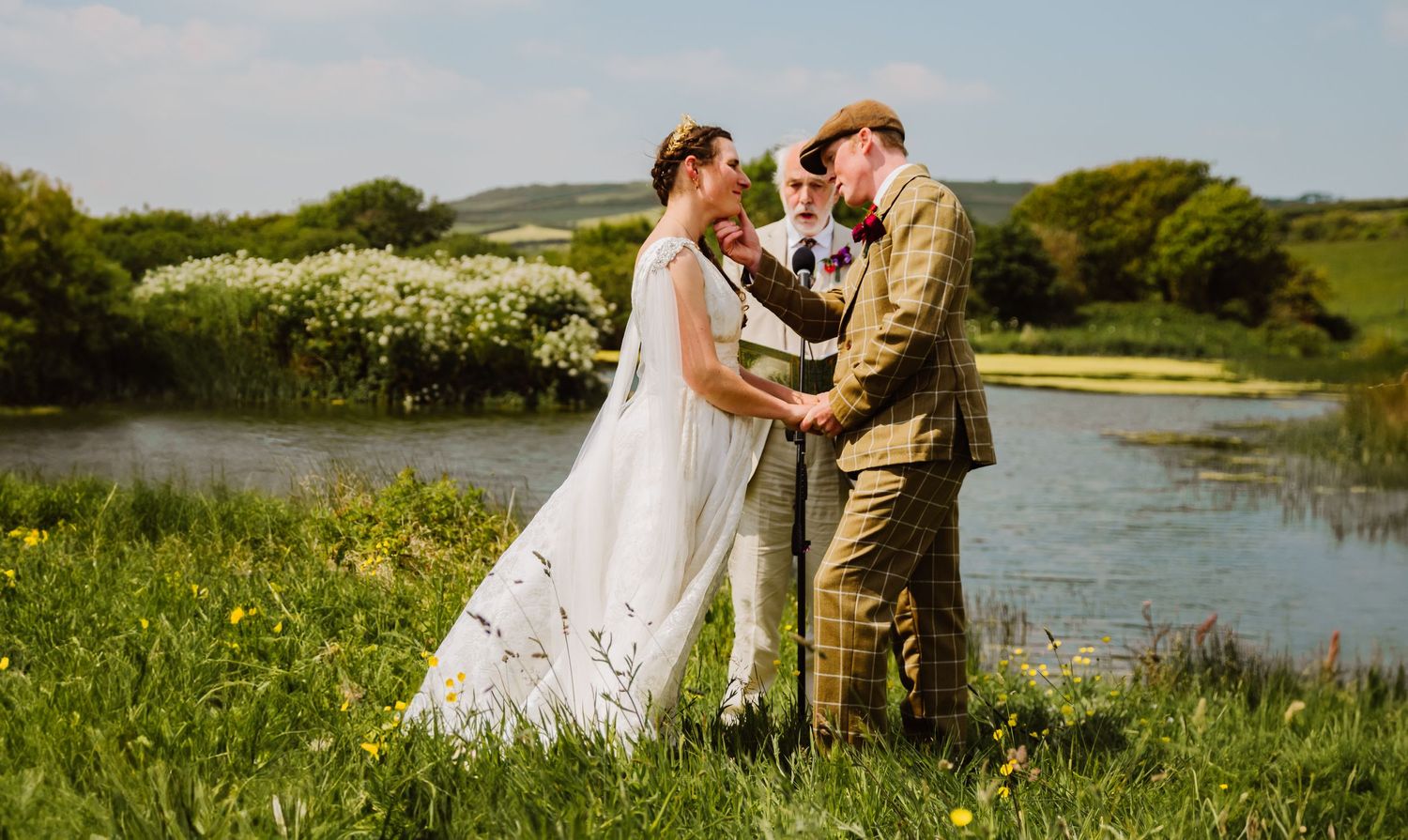 Outdoor wedding Dorset, Weymouth, Bridport. Bridport wedding photographer