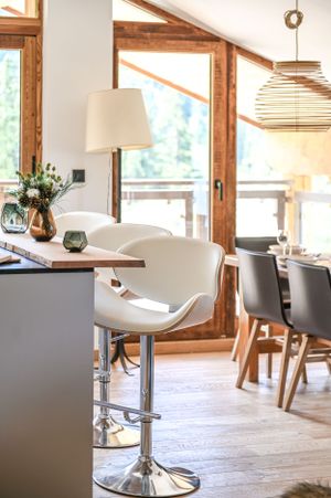 Interior photographer France - Courchevel chalet kitchen