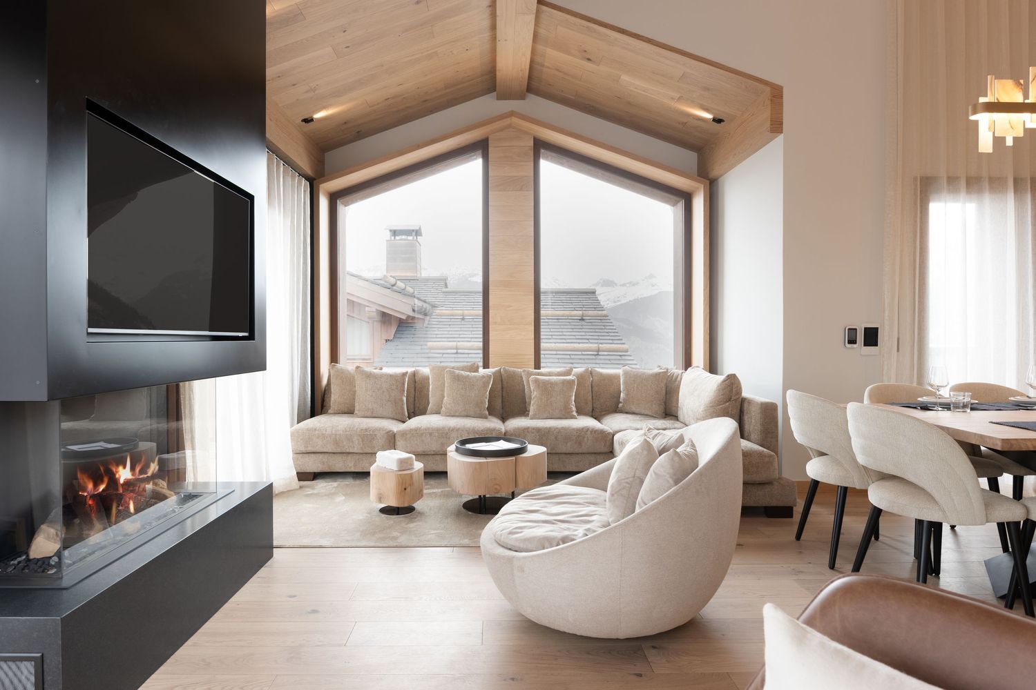Interior photography France - Courchevel chalet