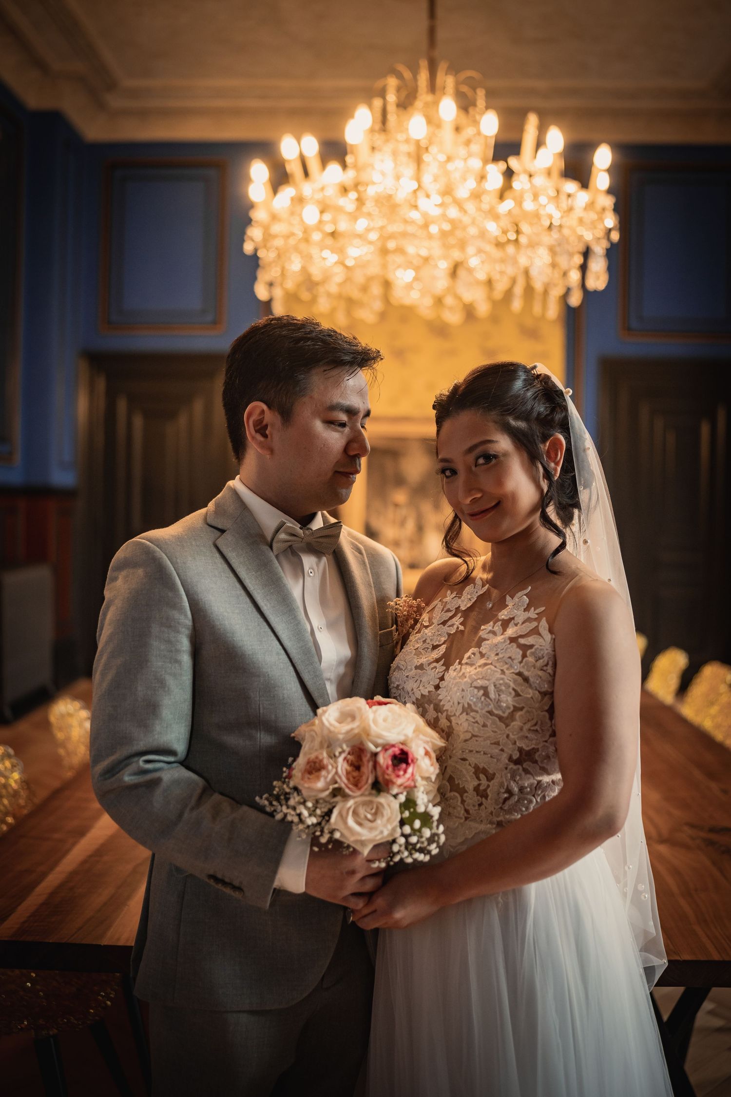 Edler Hochzeitsfotos im Schloss im Hamburg. Berlin Hochzeitsfotograf