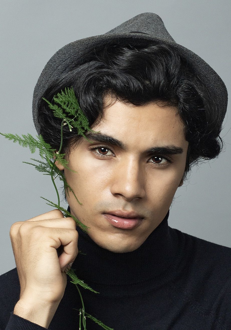 Portrait of a man in a Studio, Indoor photography. Modeling. Fashion photography