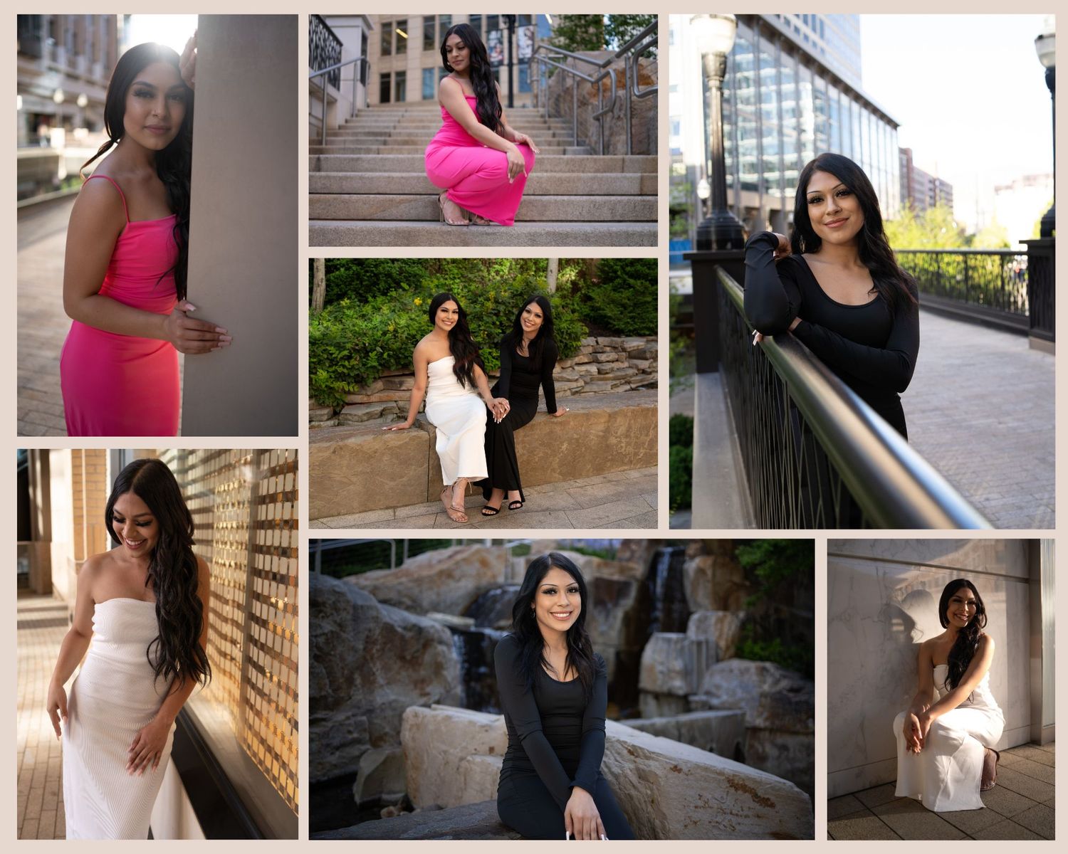 Twin girls, Senior Session, City Creek mall, Slc, Utah