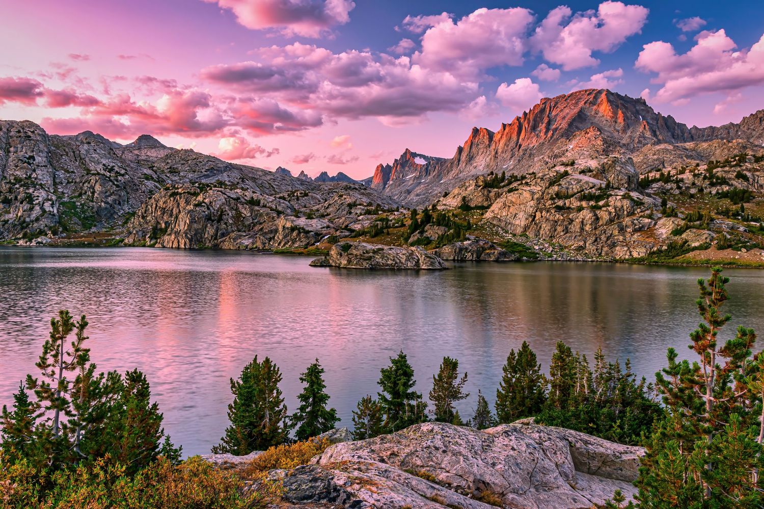 Wind River Range at Sunset by Denver Drone, Hospitality, Travel & Tourism photographer Captain Colorado Photography.