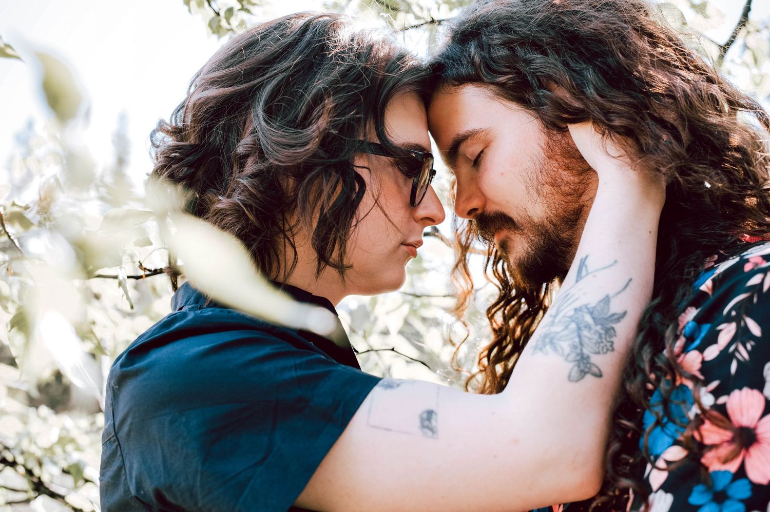 Engagement Photography - Couple Intimates in Calgary, Alberta.