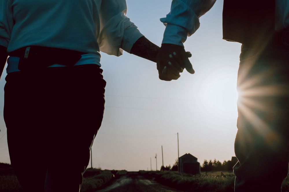 Engagement Photography - Couple Intimates in Mossleigh, Alberta.