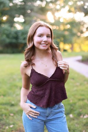 High school senior photography in Queeny Park, St. Louis, Missouri, beautiful natural light photography by Teri Michele Photography
