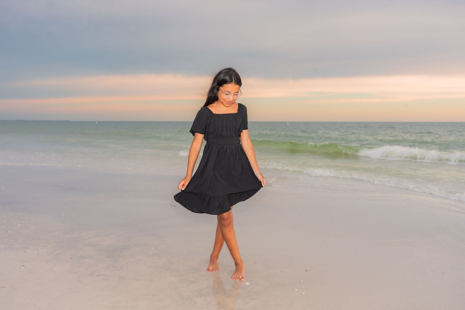 St Pete Beach-Family-sunset photo session with BE Jazy Photography-St Pete Beach-vaction Photographer