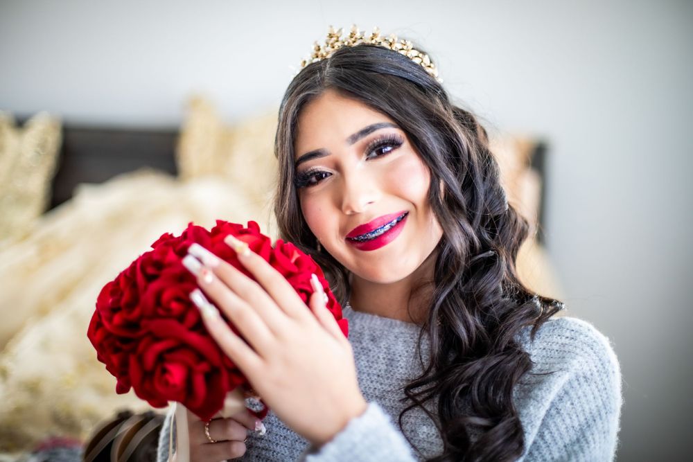 Beauty and the Beast quinceañera in El Paso, TX with portraits at Texas Tech and reception at Turquesa Events Ballroom.