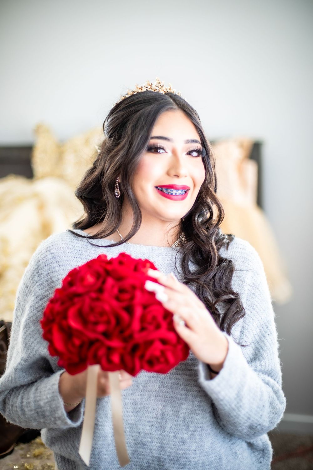 Beauty and the Beast quinceañera in El Paso, TX with portraits at Texas Tech and reception at Turquesa Events Ballroom.