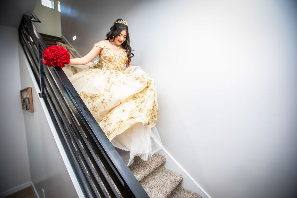 Beauty and the Beast quinceañera in El Paso, TX with portraits at Texas Tech and reception at Turquesa Events Ballroom.Beauty and the Beast