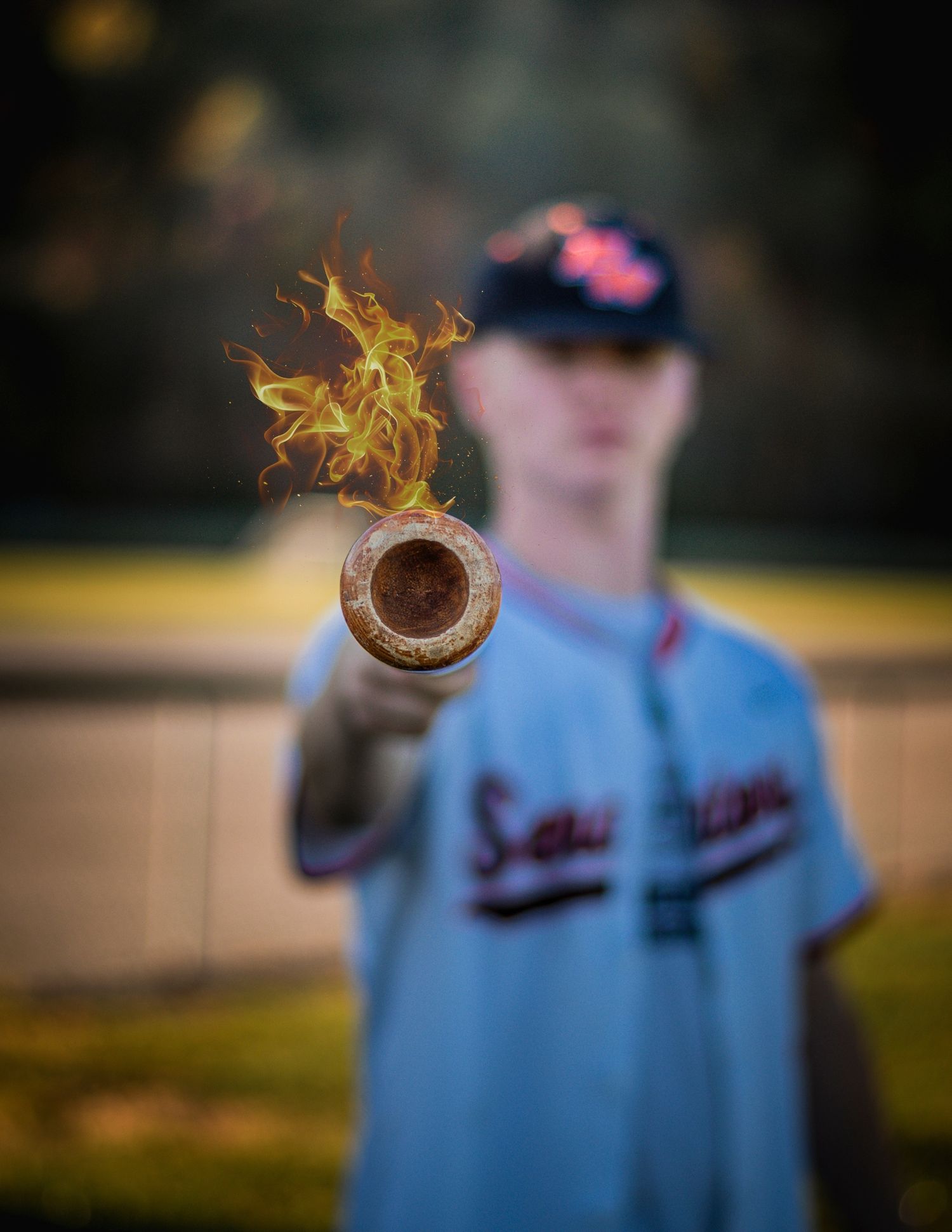 Senior shoot, baseball