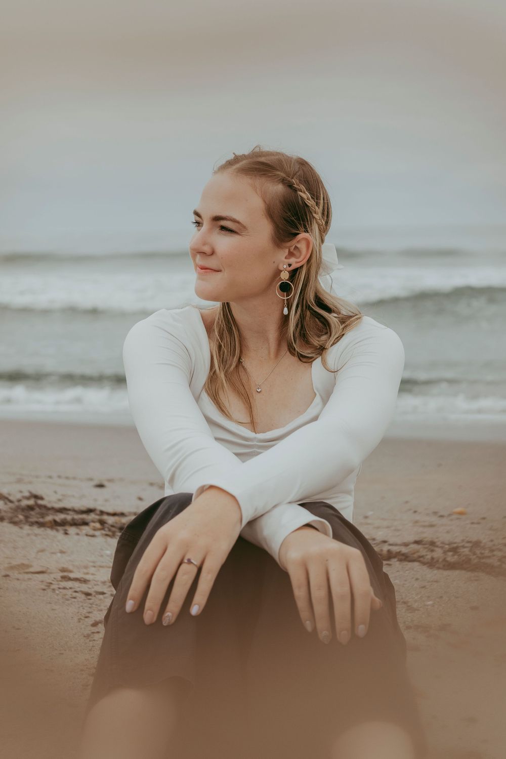 Misty Mornings in Swakopmund giving a moody effect for this portrait photoshoot