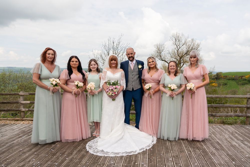 pastels and brides maids
