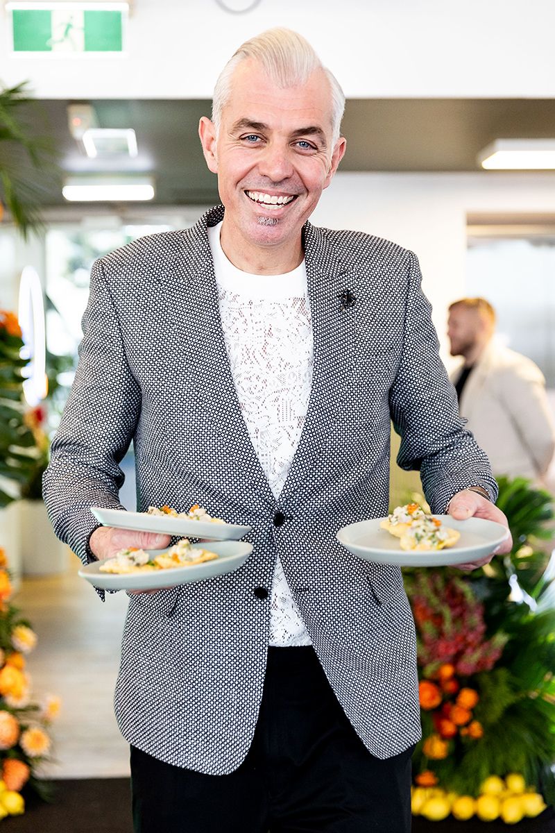 Adelaide headshot photographer Nancy Caruso — male executive portrait, restaurant setting
