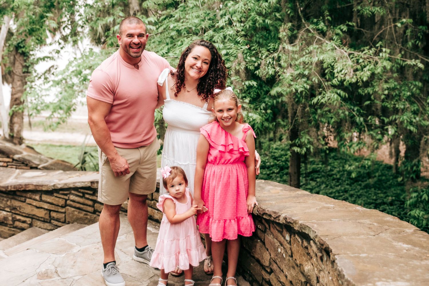 Family photo session at Philippe Park