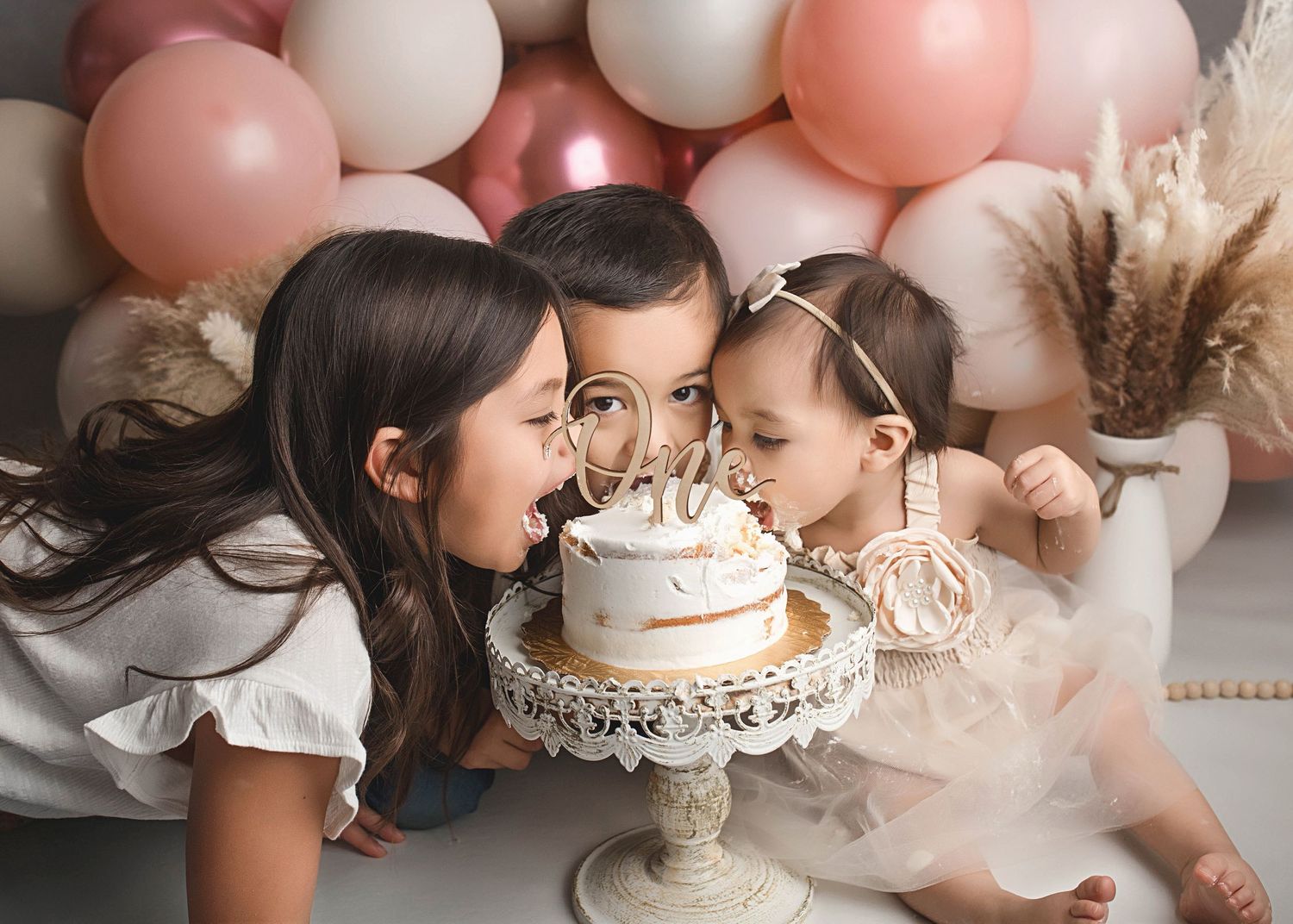 San Antonio One Year Cake Smash Photographer