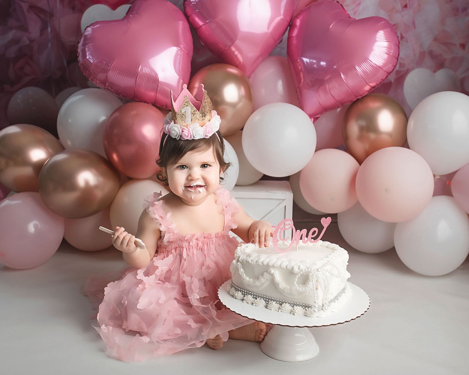 San Antonio One Year Cake Smash Photographer