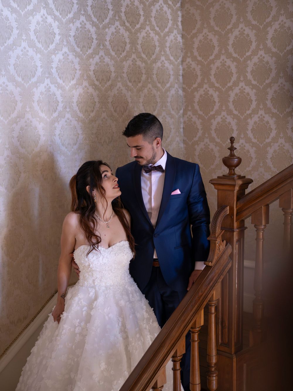 Photographe de mariage Vendée, photo de mariage, couple de jeunes mariés