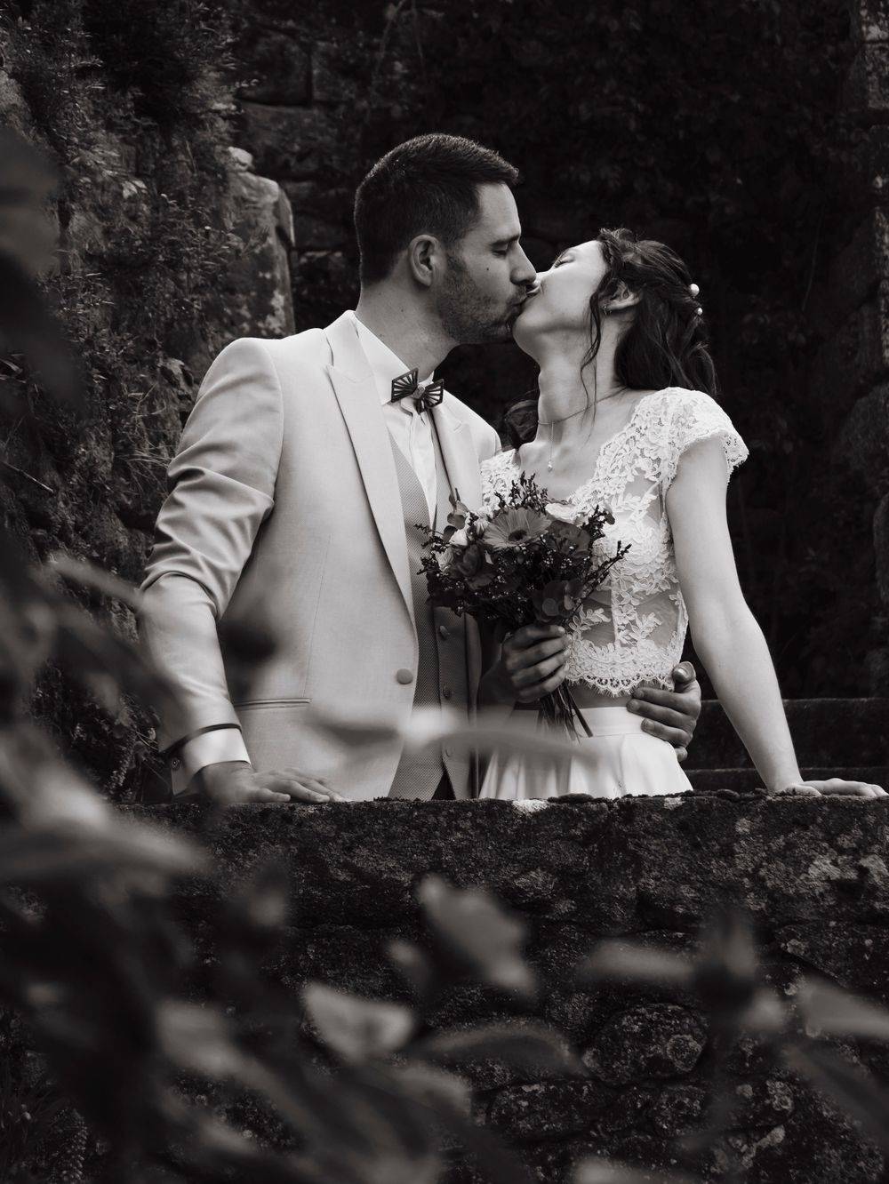 Photographe de mariage Vendée, photo de mariage, couple de jeunes mariés