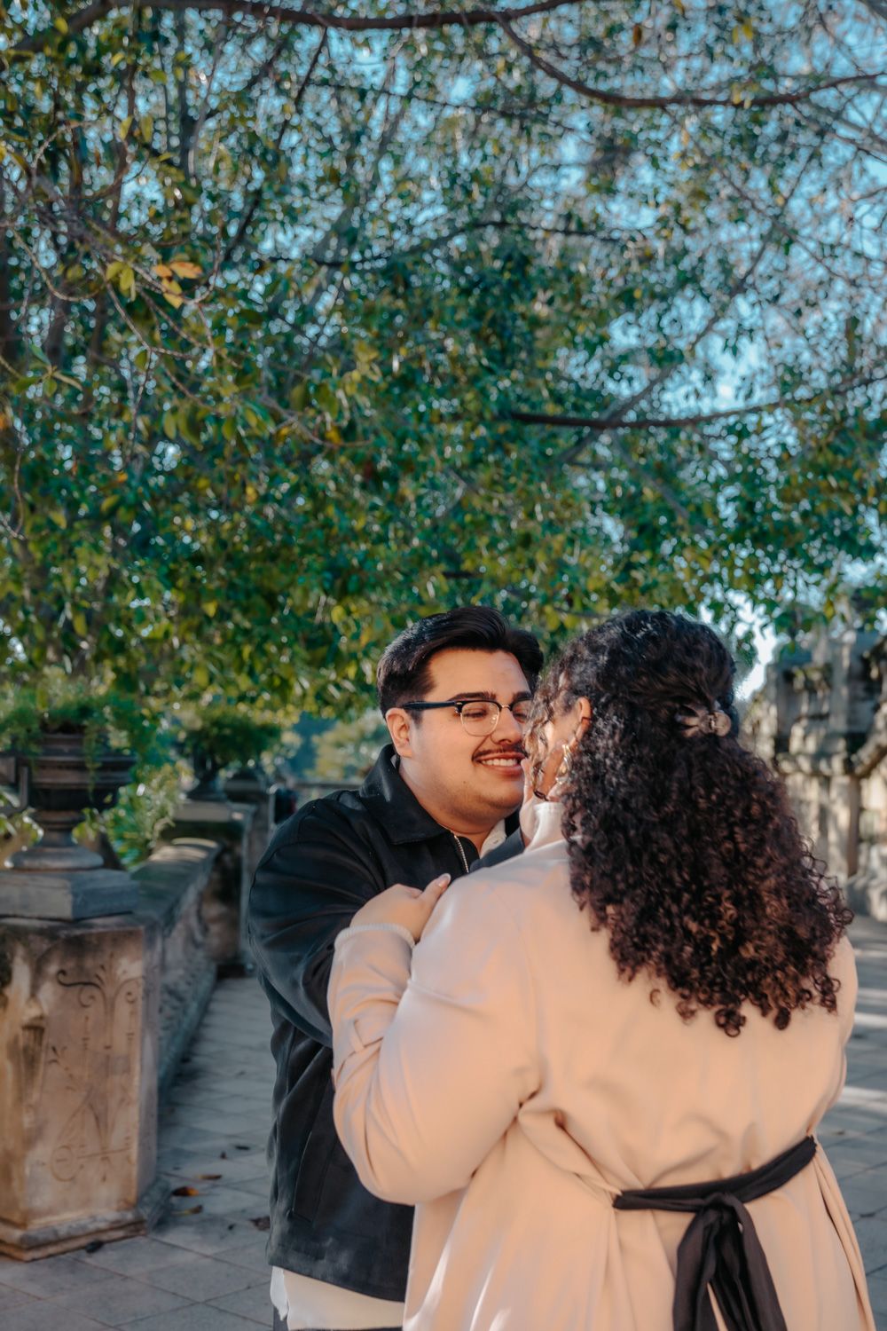 Joyful engagement celebration Cascada Monumental Surprise proposal Barcelona BarcelonaLoversPH