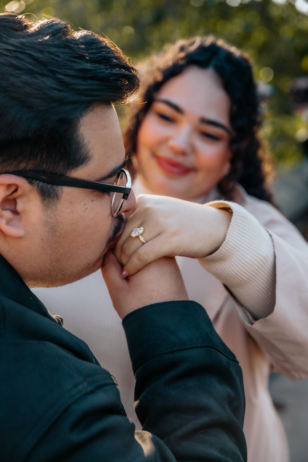 Joyful celebration at top of Ciutadella fountain Surprise proposal Barcelona BarcelonaLoversPH
